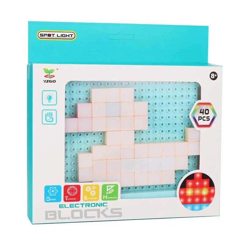Dazzling DIY LED Lighting Blocks - Vibrant, colourful LED blocks that allow you to create unique lighting designs