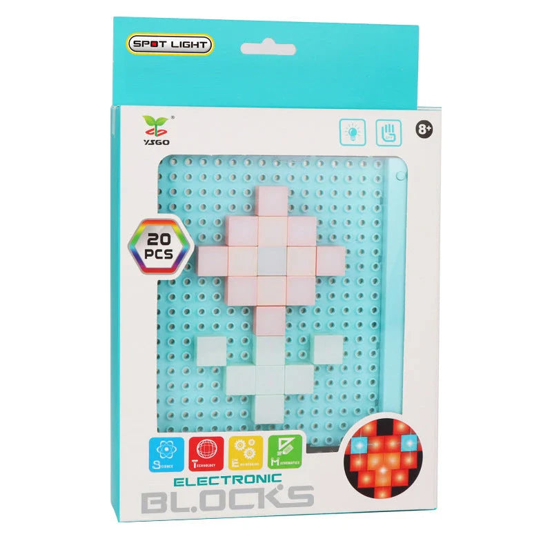 Dazzling DIY LED Lighting Blocks - Vibrant, colourful LED blocks that allow you to create unique lighting designs