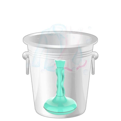 Compact ultrasonic washing machine with a 360-degree vortex rod for thorough, quiet cleaning on the go