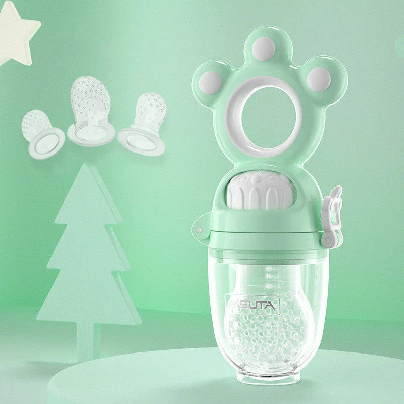 Premium Baby Pacifier Feeder with Soft Silicone Mesh - Hassle-Free Feeding for Healthy Molar Development