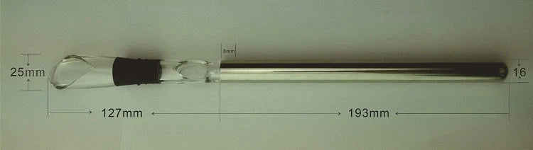Premium stainless steel wine chiller with sleek design, keeps wine at optimal temperature for up to 45 minutes