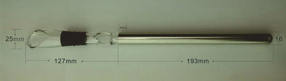 Premium stainless steel wine chiller with sleek design, keeps wine at optimal temperature for up to 45 minutes