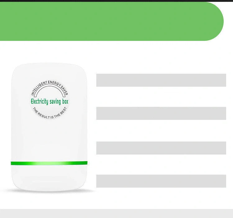 Power Saver Smart Home Portable Electricity Saving Box with LED indicator for energy conservation