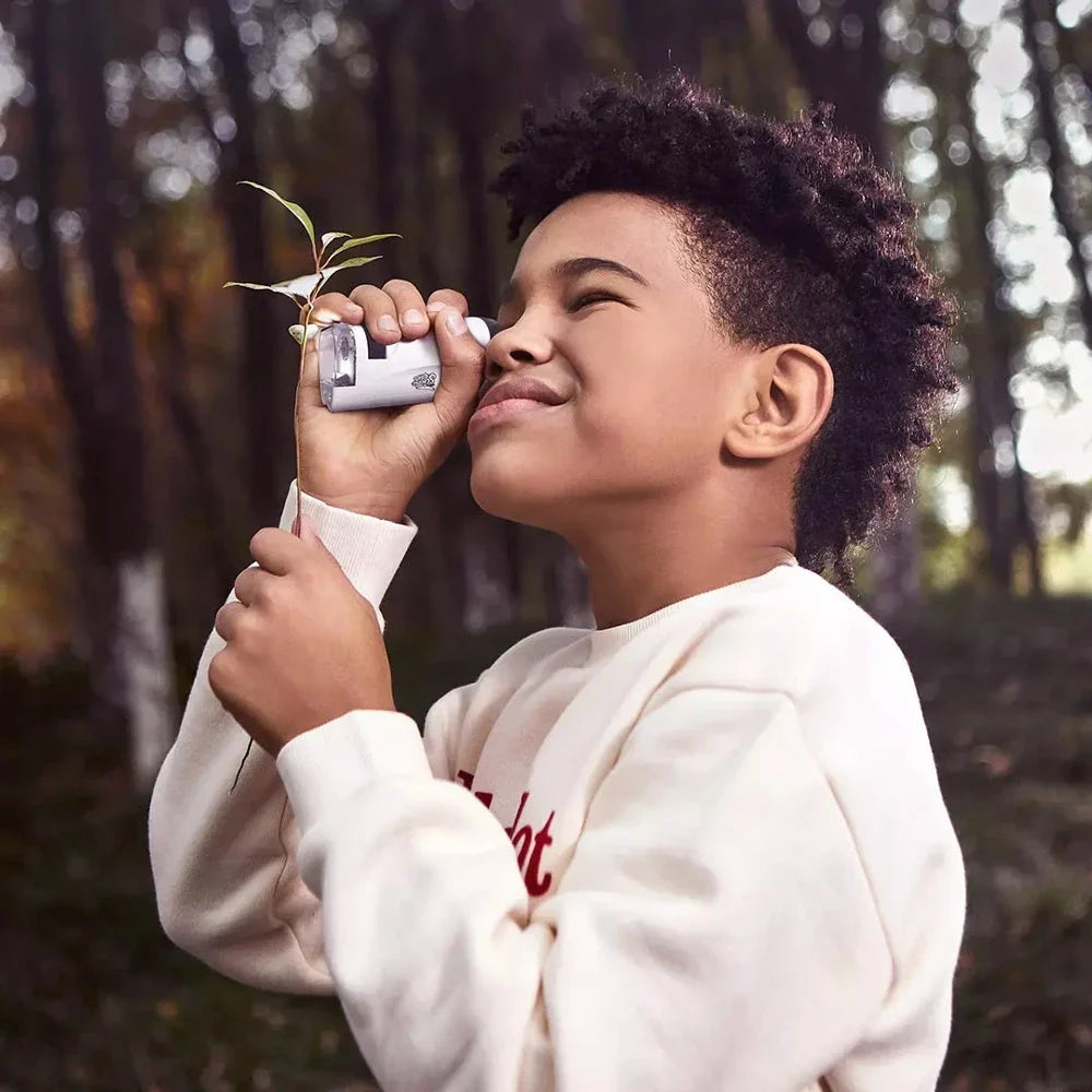 Premium portable mini microscope with glass slides, perfect for young scientists to explore the natural world