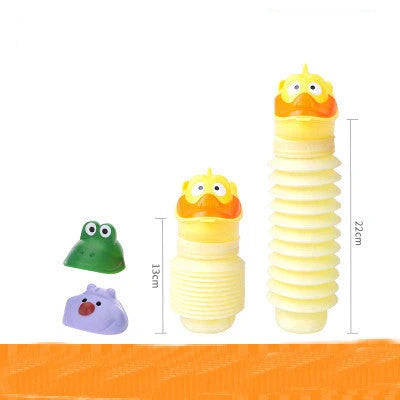 Adjustable portable travel emergency urinal for kids in pink, green, and yellow