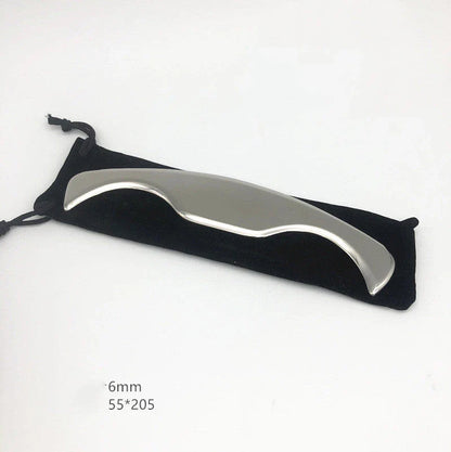 Premium stainless steel Gua Sha massage tools for deep tissue relief, muscle recovery, and enhanced circulation