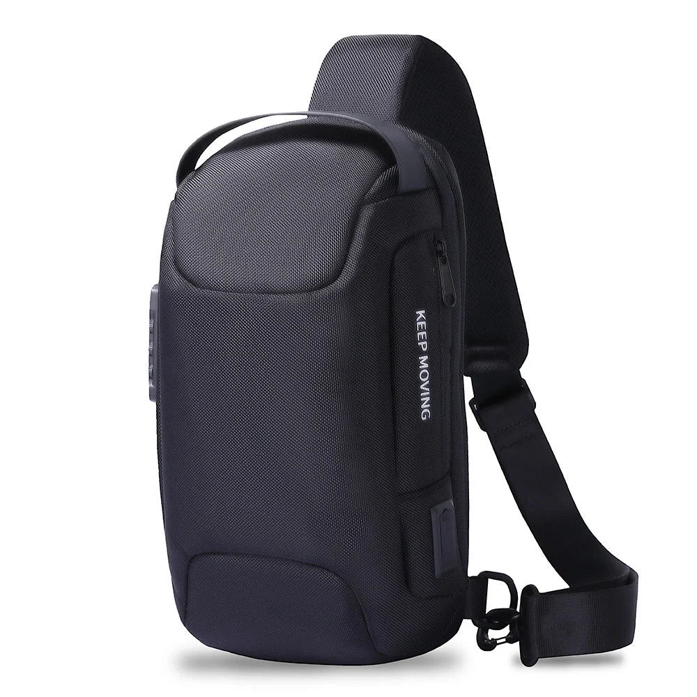 Men's Street Chic Sports Car Shoulder Bag in multiple colors with multiple pockets
