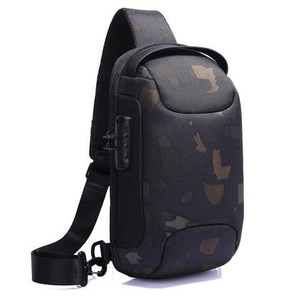 Men's Street Chic Sports Car Shoulder Bag in multiple colors with multiple pockets