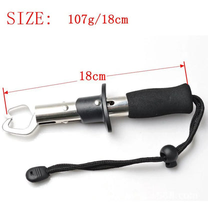 Premium stainless steel fishing pliers with fish lip grip for anglers