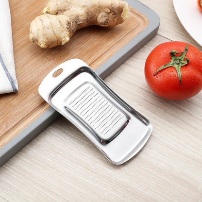 Premium Stainless Steel Vegetable Grater - Versatile Kitchen Tool for Grating, Shredding, and Pureeing