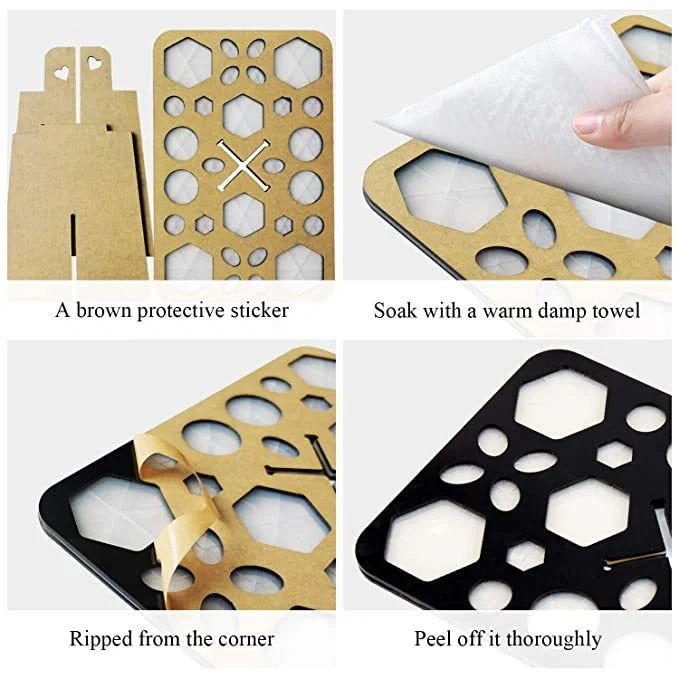14-hole makeup brush holder in various colours for organising and drying brushes