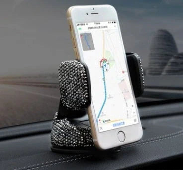 Car mobile phone rack with 360-degree rotation and dual-use functionality in various colours