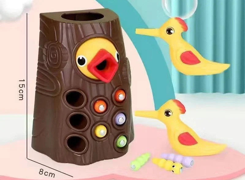Woodpecker Magnetic Catch The Worm Game - Educational Toy for Children