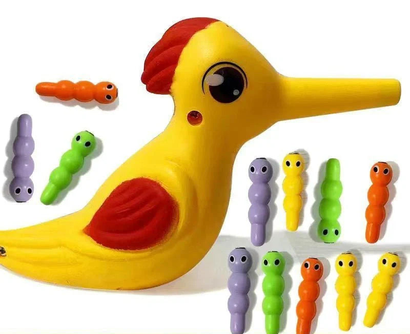 Woodpecker Magnetic Catch The Worm Game - Educational Toy for Children
