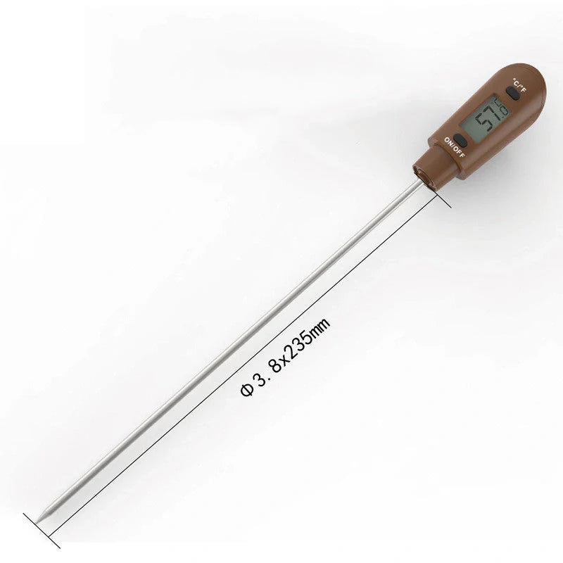 Digital Cooking Thermometer with Silicone Scraper Spatula for accurate temperature monitoring