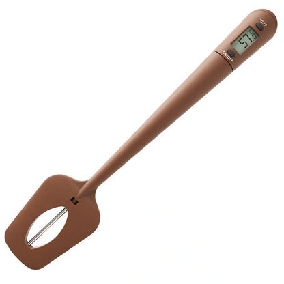 Digital Cooking Thermometer with Silicone Scraper Spatula for accurate temperature monitoring