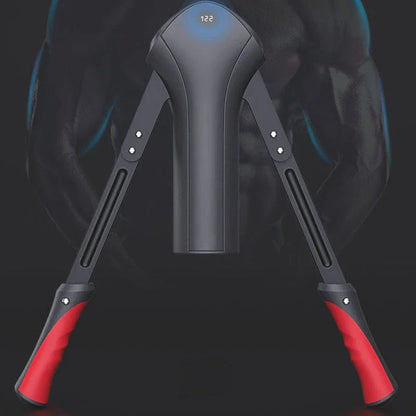Ergonomic arm strength training device with carbon steel construction and comfortable grip for comprehensive fitness exercises