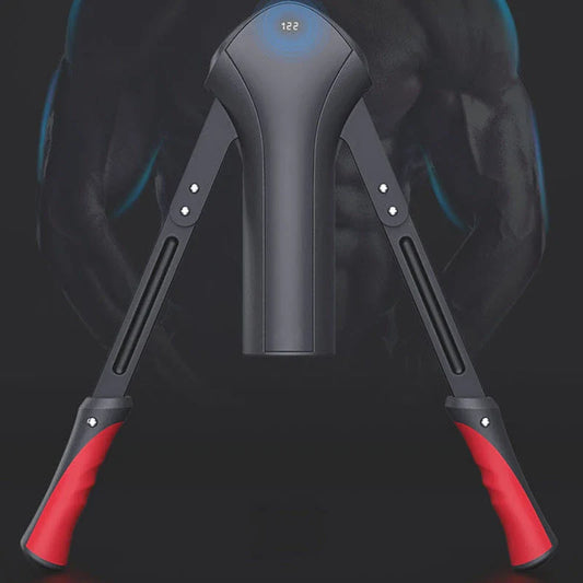 Ergonomic arm strength training device with carbon steel construction and comfortable grip for comprehensive fitness exercises