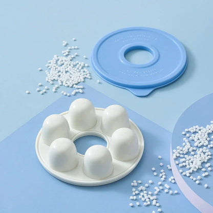 Donut-shaped DIY chocolate fondant jelly mould with soft sealing cover
