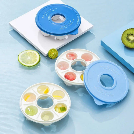Donut-shaped DIY chocolate fondant jelly mould with soft sealing cover