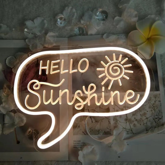 Custom LED neon light decoration with vibrant glow for home and events
