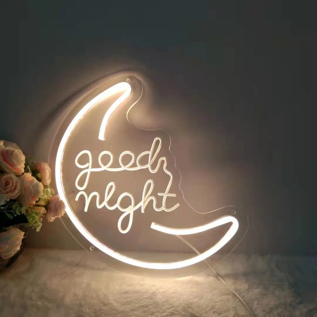 Custom LED neon light decoration with vibrant glow for home and events