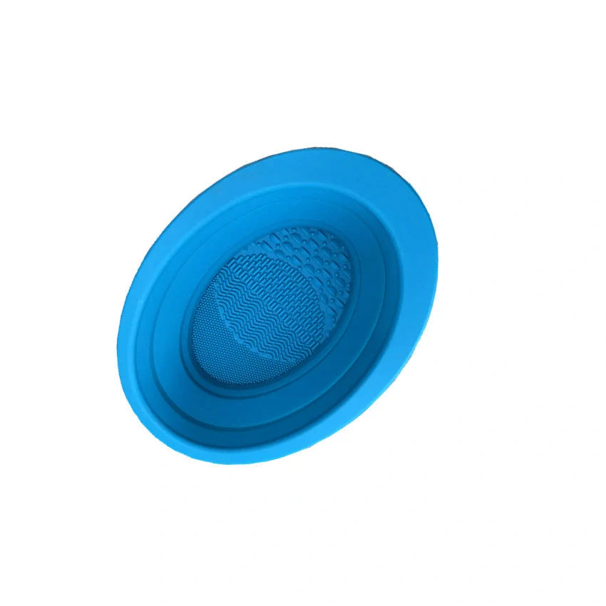 Silicone cosmetic makeup brush cleaning pad board for efficient brush maintenance