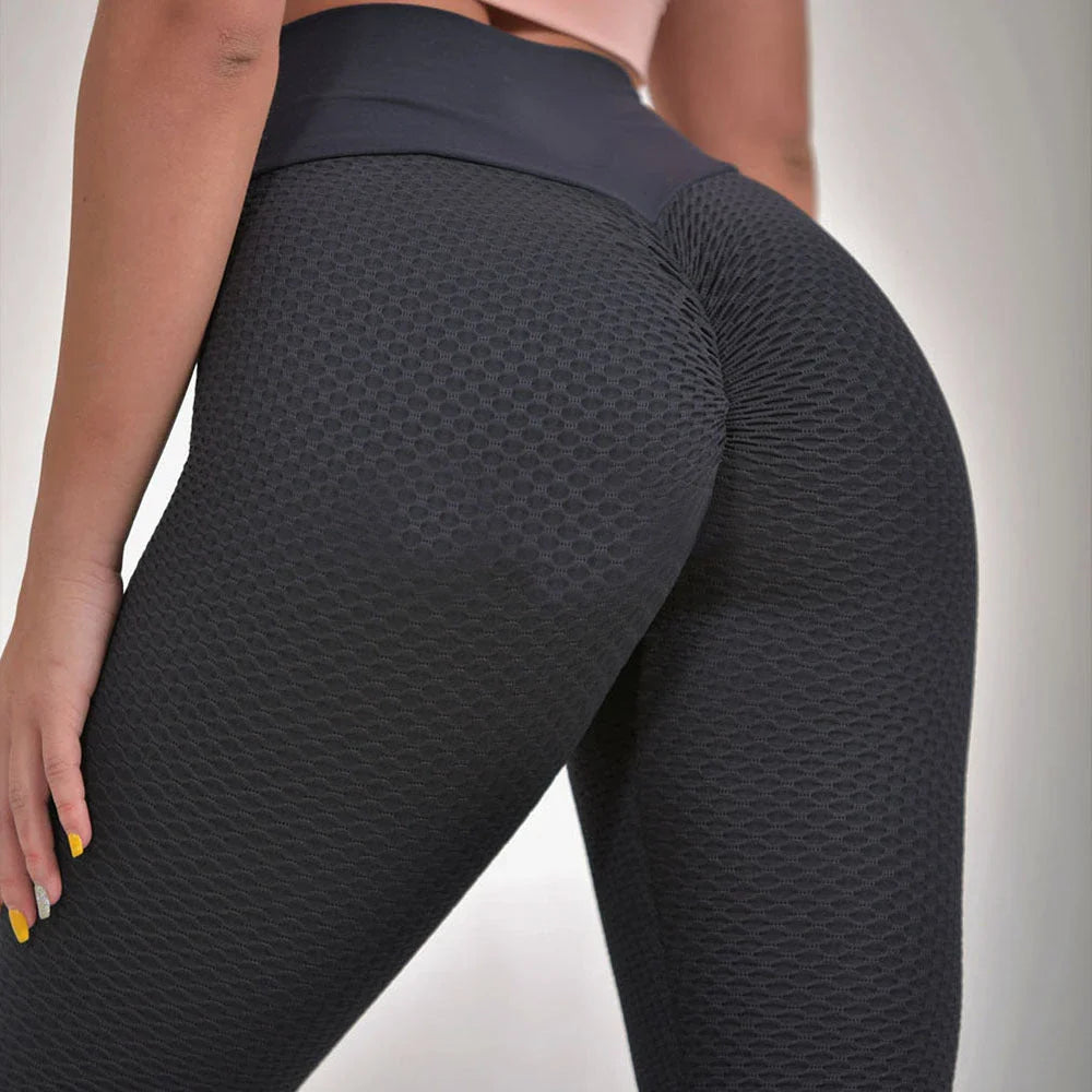 Premium plaid leggings in a variety of vibrant colors, designed for high-performance workouts and all-day comfort.