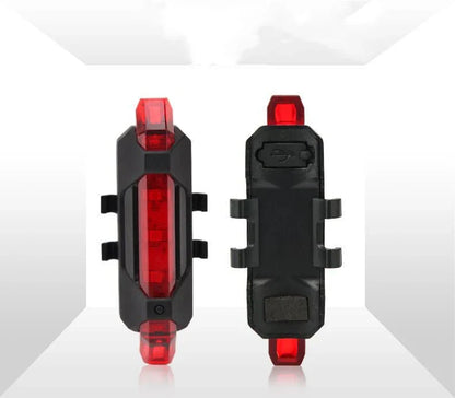 Bright and Weatherproof USB Rechargeable Bicycle Light Set with Multiple Lighting Modes for Enhanced Visibility and Safety on UK Roads