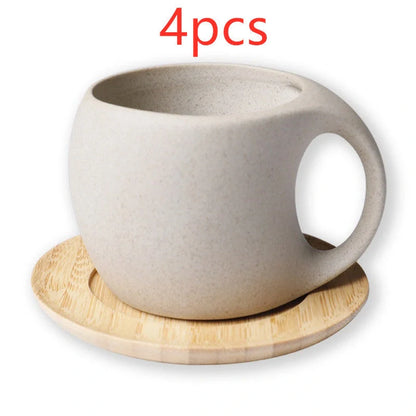 Premium ceramic cold brew teapot set with elegant floral design, including teapot, lid, and bamboo tray