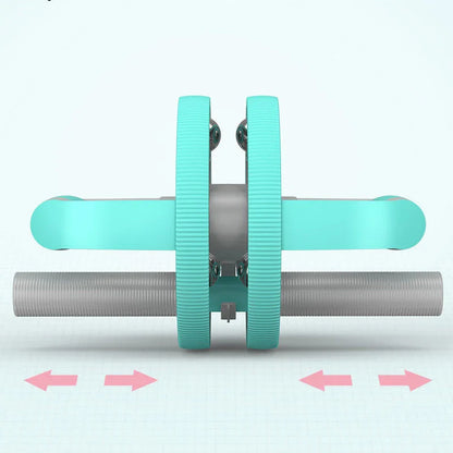 Versatile home fitness equipment with 14 different exercise modes for a comprehensive full-body workout, including abdominal wheel, push-up, and massage components.