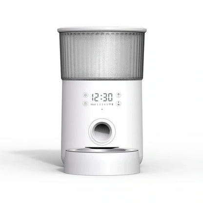Smart Automatic Pet Feeder with Voice Recording and WiFi Control for dogs and cats