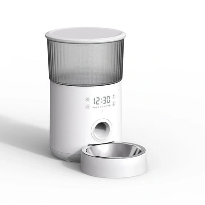 Smart Automatic Pet Feeder with Voice Recording and WiFi Control for dogs and cats