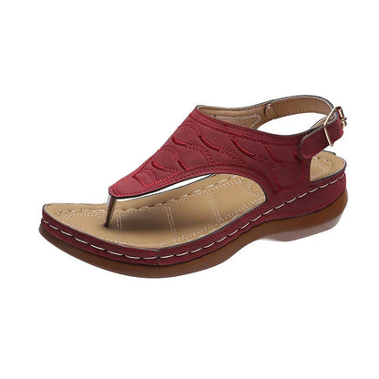 Wedge sandals for women with adjustable straps and a range of stylish color options