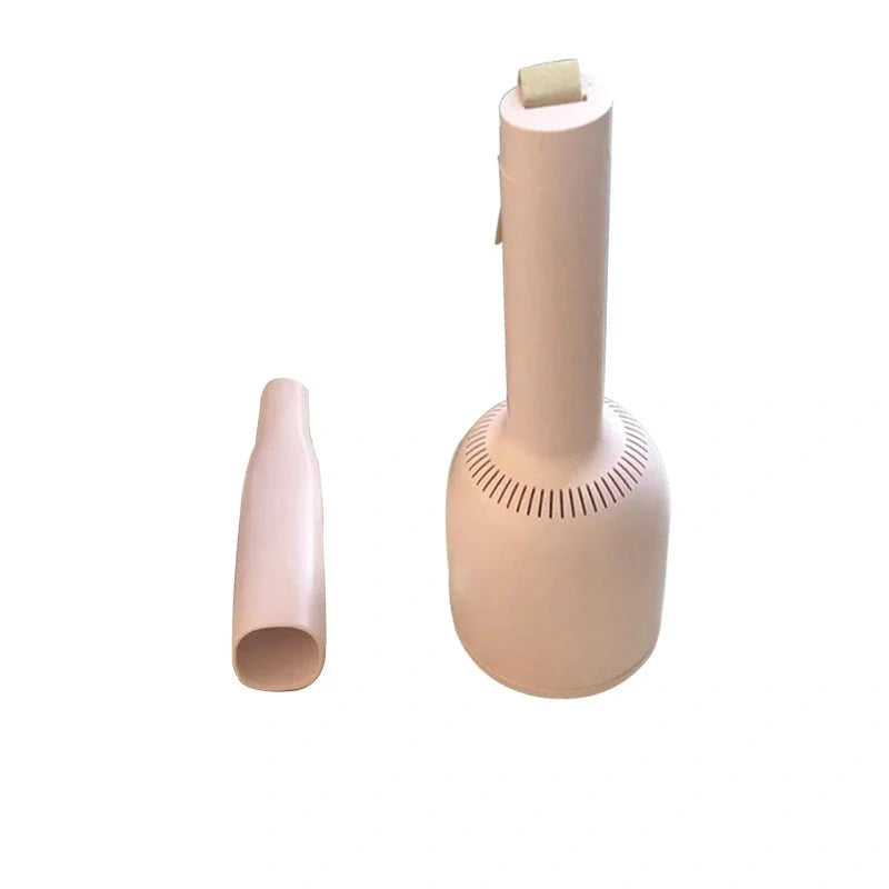 Portable rechargeable vacuum cleaner with hairball trimmer and USB charging