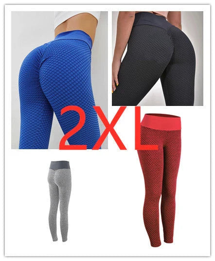 Premium plaid leggings in a variety of vibrant colors, designed for high-performance workouts and all-day comfort.