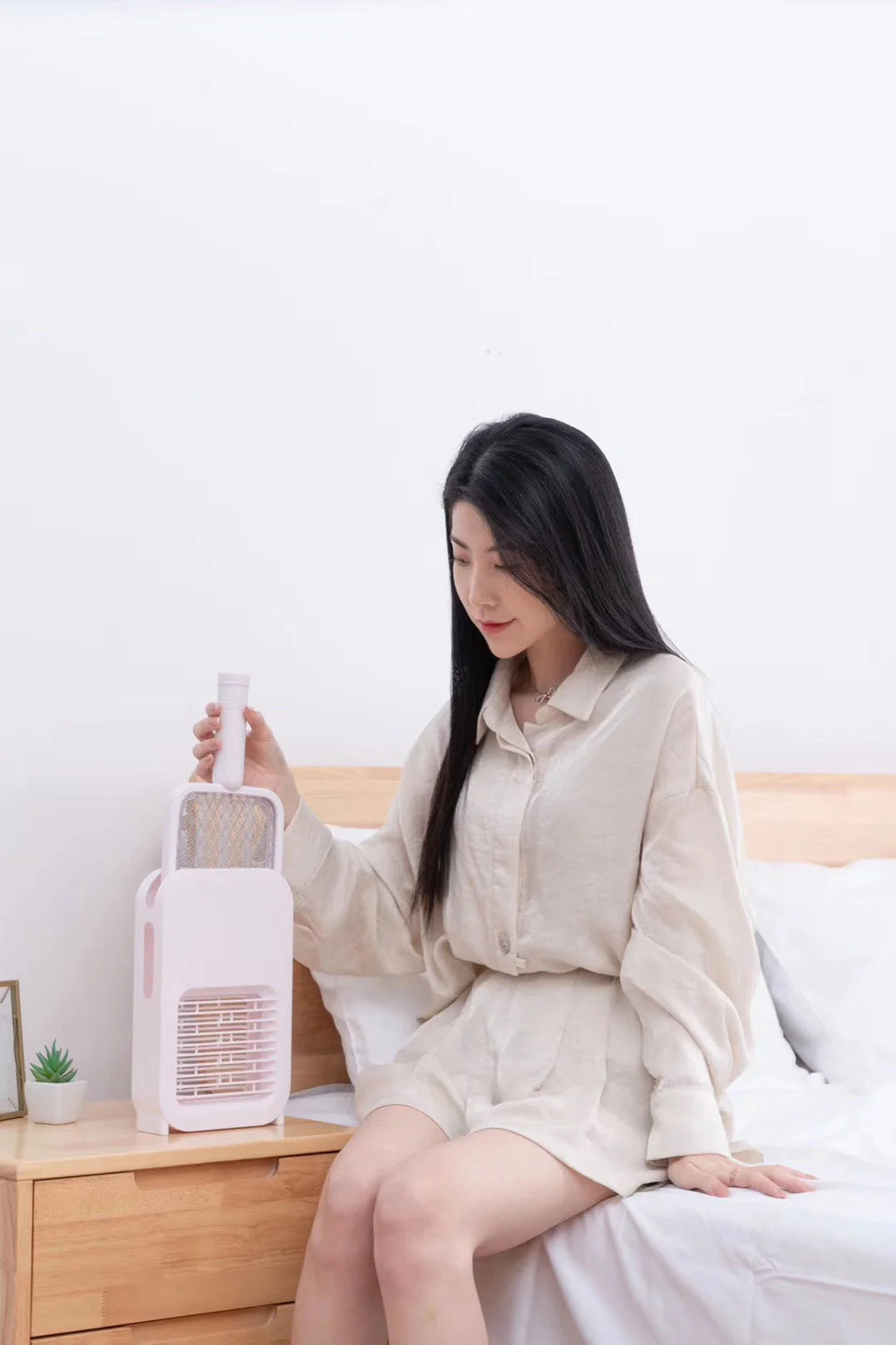 2in1 LED Mosquito Killer Lamp and Racket with USB charging cable