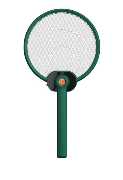 Dual-mode electric mosquito swatter with UV light and safety grid