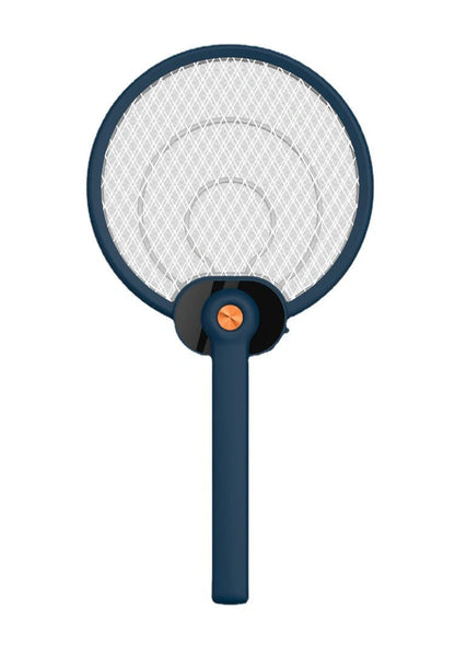 Dual-mode electric mosquito swatter with UV light and safety grid