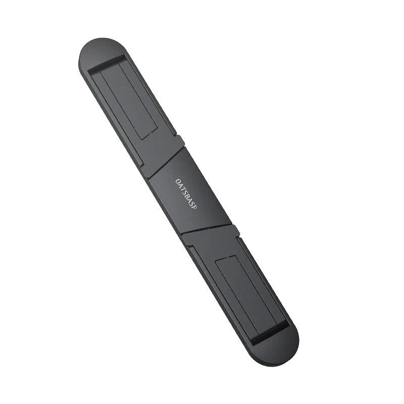 Elegant laptop stand with adjustable viewing angle, sturdy design, and efficient cooling for enhanced productivity