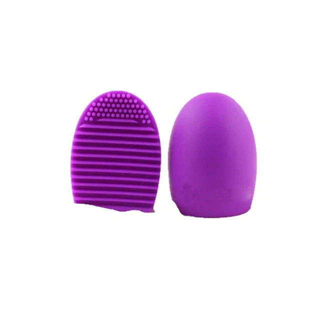 Premium silicone makeup brush cleaner in various colors, designed to effectively clean and restore makeup brushes