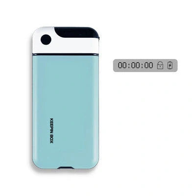 Keepin Box Mobile Phone Timing Box in Sakura Pink, Navy Blue, and Matcha Green