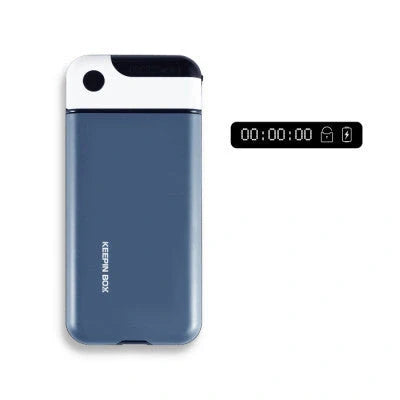 Keepin Box Mobile Phone Timing Box in Sakura Pink, Navy Blue, and Matcha Green