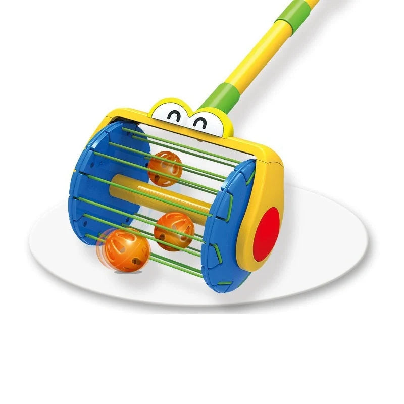 Cannonball Pot Car Toy with 360-degree movement and bell ball spraying feature