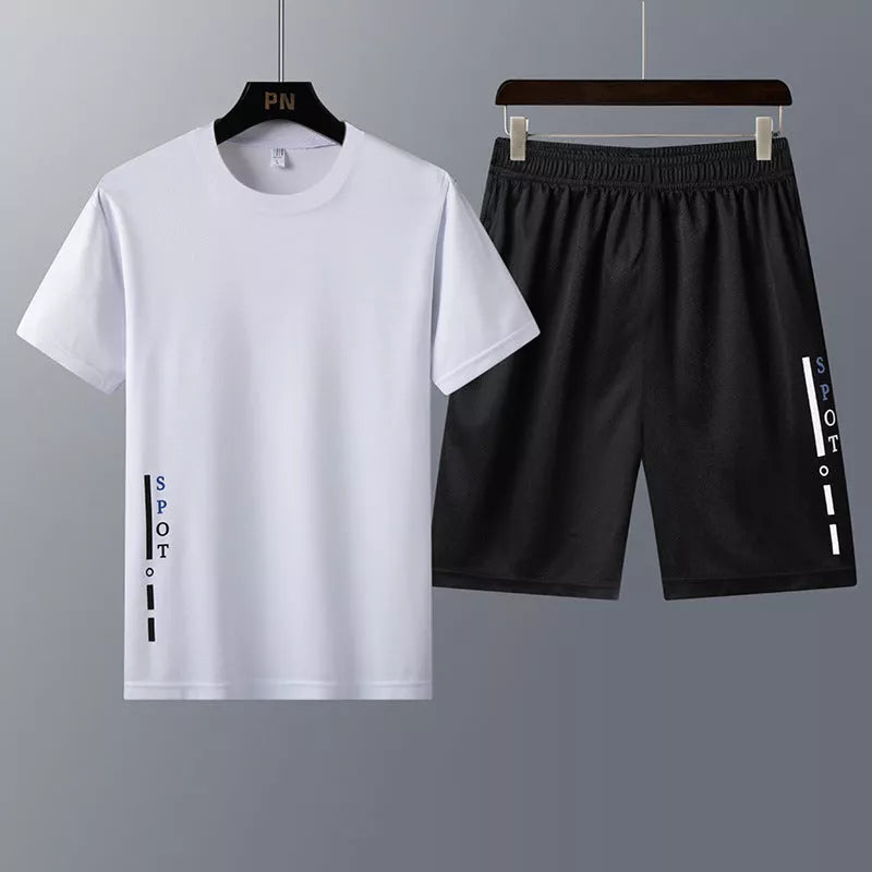 Korean-style youth trend two-piece sportswear set in various colours