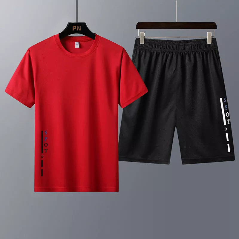Korean-style youth trend two-piece sportswear set in various colours