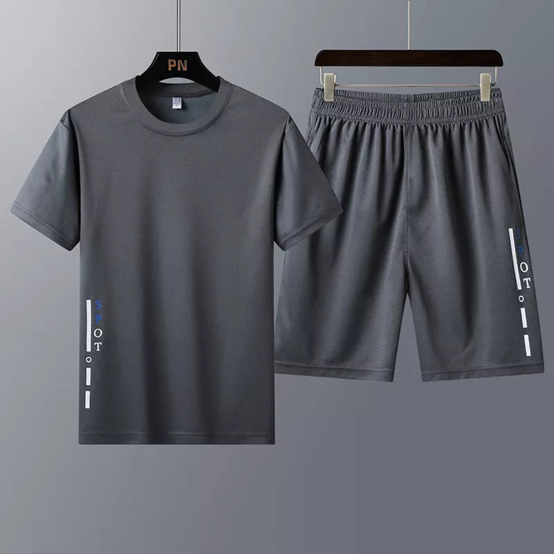 Korean-style youth trend two-piece sportswear set in various colours