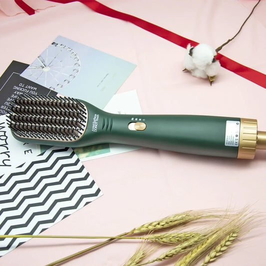 Hot Air Comb 3 In 1 for straight and curly hair with negative ion technology