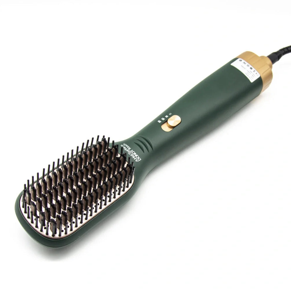 Hot Air Comb 3 In 1 for straight and curly hair with negative ion technology
