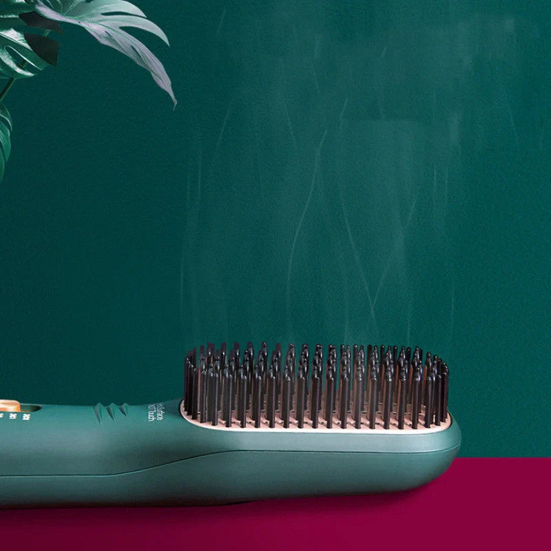 Hot Air Comb 3 In 1 for straight and curly hair with negative ion technology